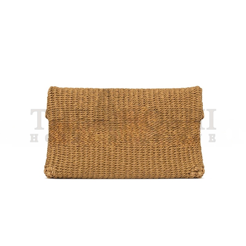 Y51 CASSANDRE LARGE ENVELOPE POUCH IN ROPE 769307FAEA62033 (29.5*18*4.5cm) Master Quality